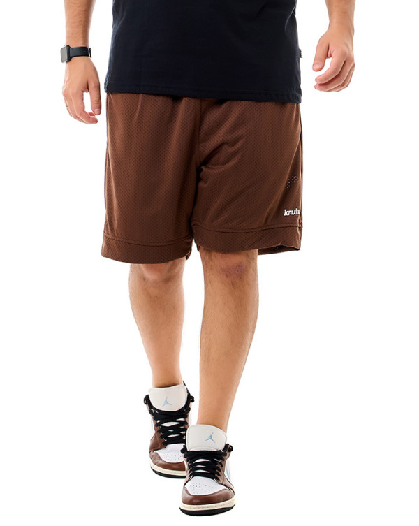 Bermuda Basquete Dry-Fit Essentials Marrom Knulu