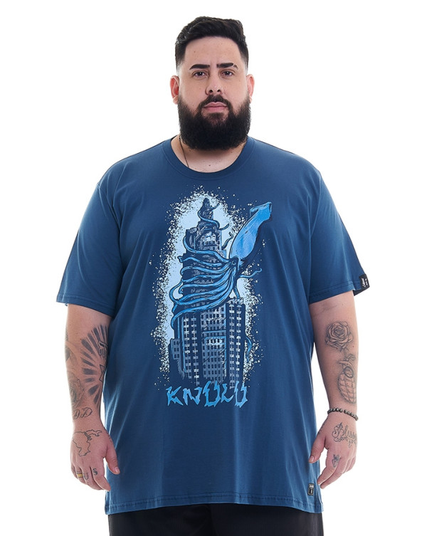 Camiseta Kraken Azul Knulu