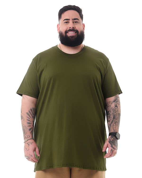 Camiseta Classic Basic Verde Musgo Knulu