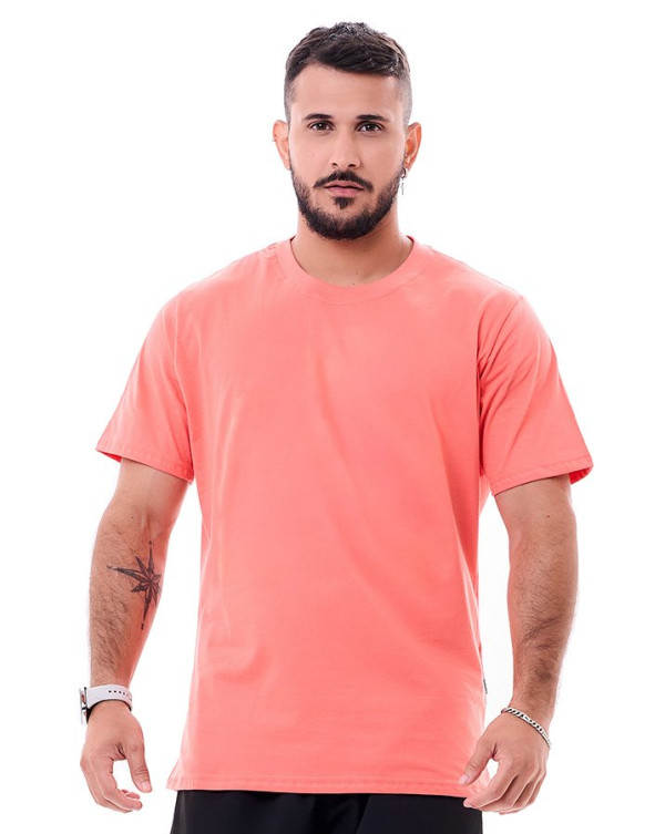 Camiseta Classic Basic Salmão Knulu