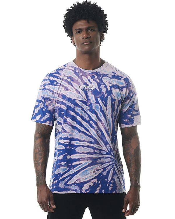 Camiseta Classic Tie-Dye Sky Azul  Knulu