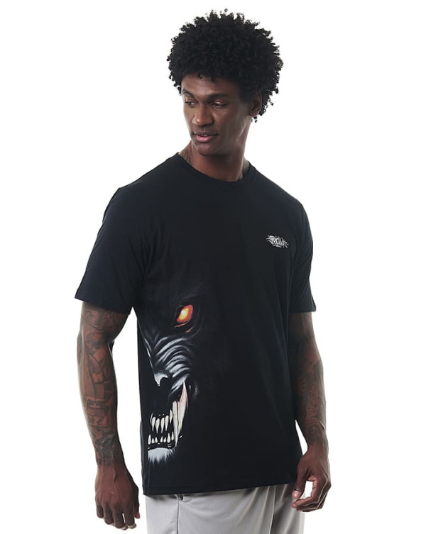 Camiseta Classic Werewolf Preto Knulu