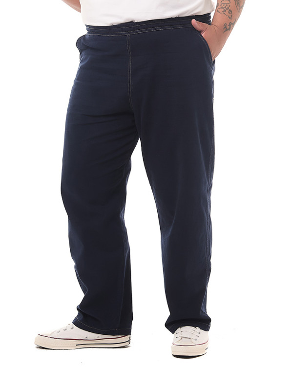 Calça Essencial Sarja Premium Azul Marinho Collab Knulu + Noi