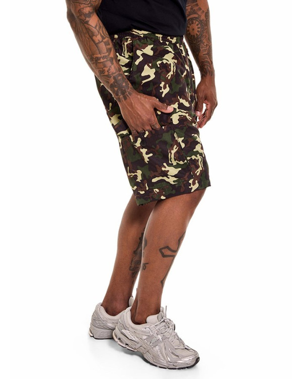 Bermuda Cargo Camuflada Forest Verde Knulu