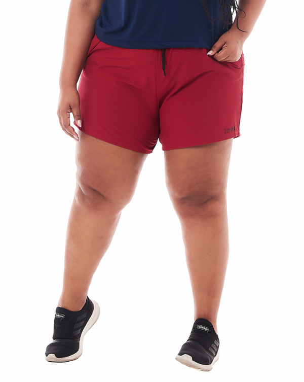 Short Feminino Sport Everyday Vermelho Knulu