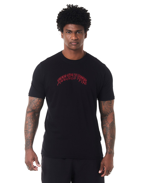 Camiseta Classic Gothic Logo Preto Knulu