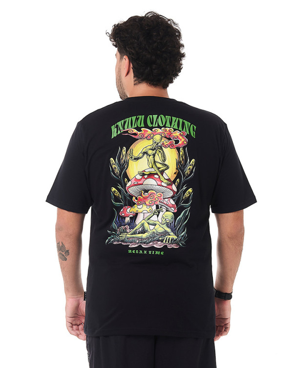 Camiseta Classic Relax Time Preto Knulu