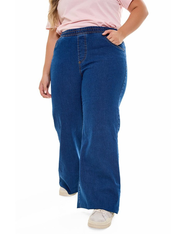 Calça Feminina Jeans Sierra Indigo Azul Knulu