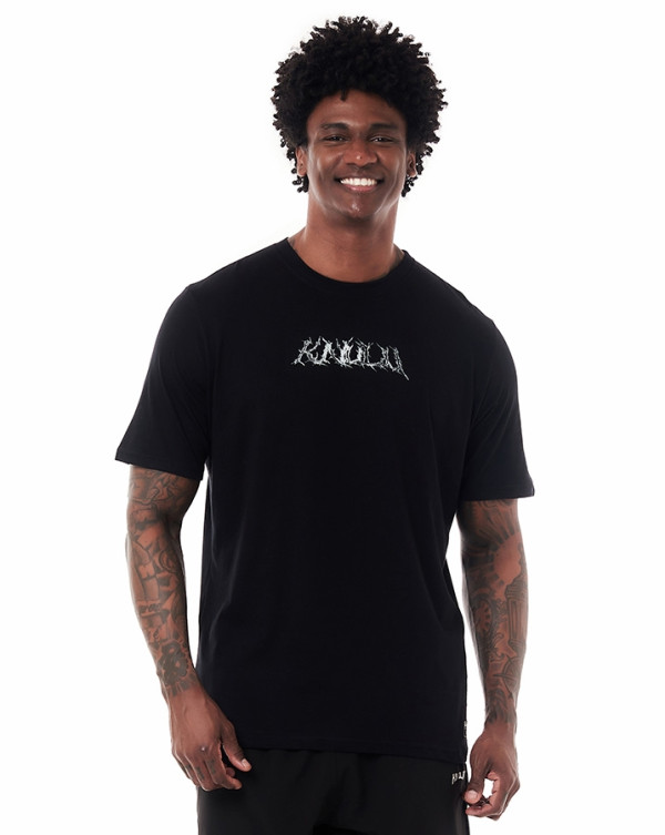 Camiseta Classic Metal Logo Preto Knulu