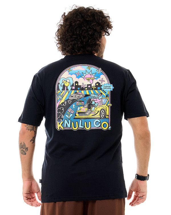 Camiseta Classic Play Hard Preto Knulu