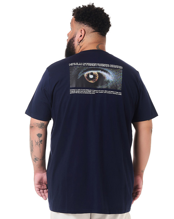 Camiseta Classic Eye Azul Marinho Knulu