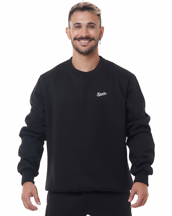 Blusa Moletom Intensity Preto Knulu