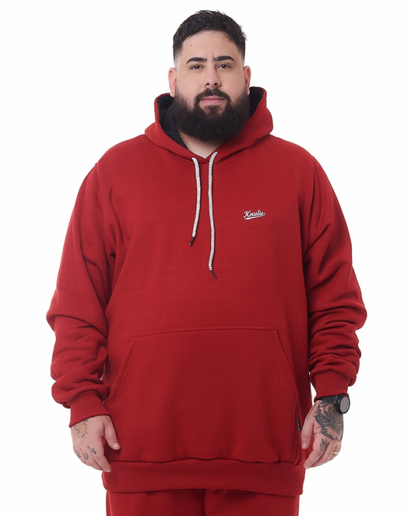 Casaco Canguru Moletom Intensity Vermelho Knulu
