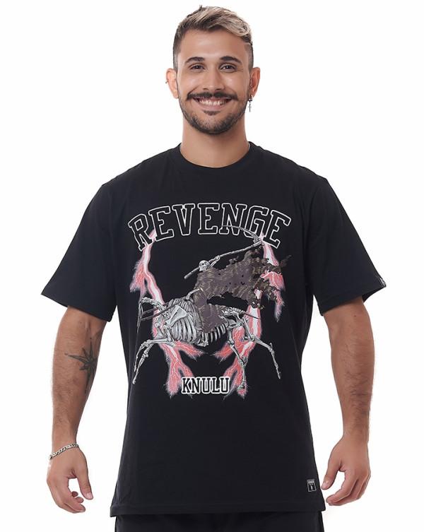 Camiseta Classic Revenge Preto Knulu