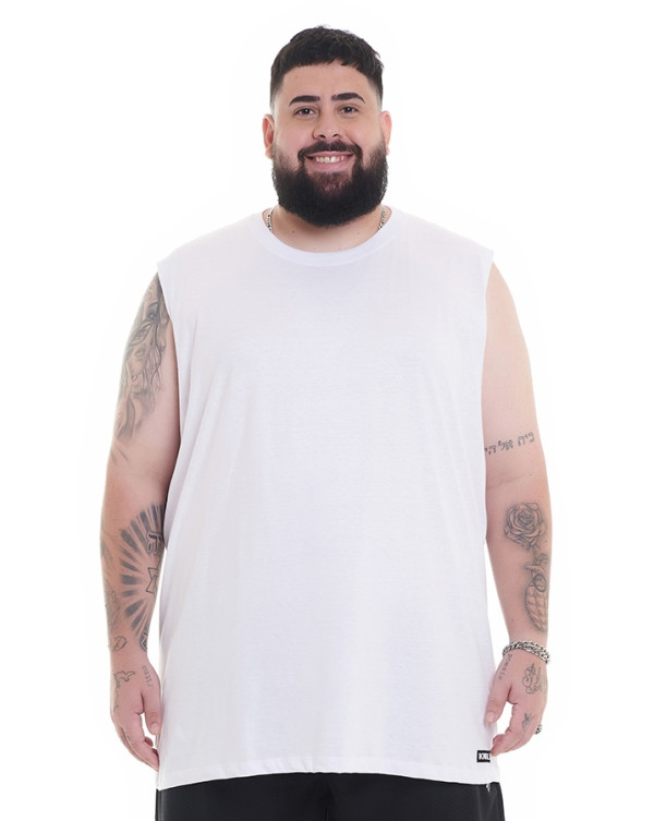 Regata Machao Basica Branco Knulu