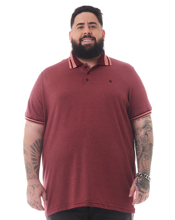 Camisa Polo Piquet Velvet Wine Edition Knulu