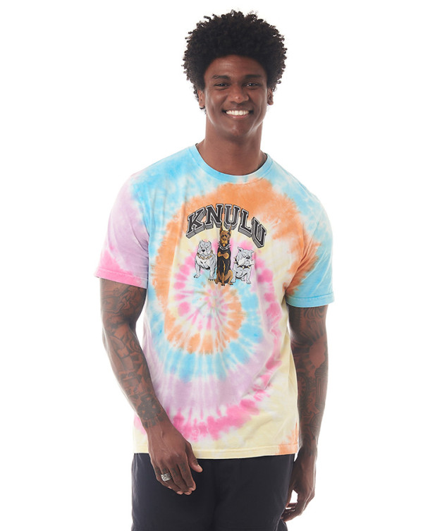 Camiseta Classic Tie-Dye Dogs Out Azul Knulu
