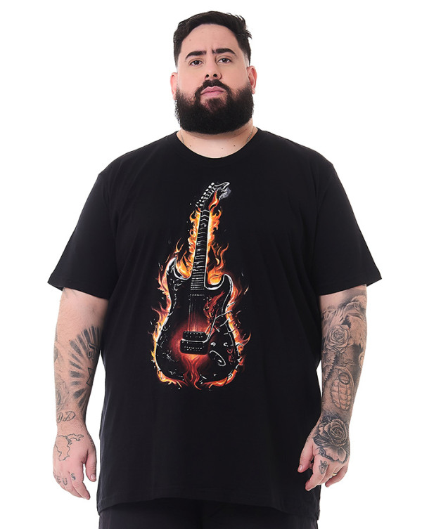 Camiseta Classic Guitar Preto Knulu