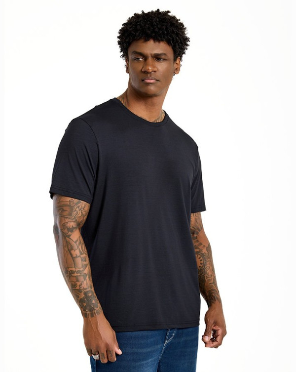 Camiseta Tech Modal Basic Preto Knulu