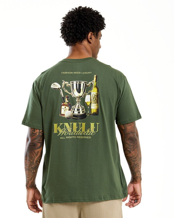 Camiseta Classic Fashion Need Luxury Verde Knulu