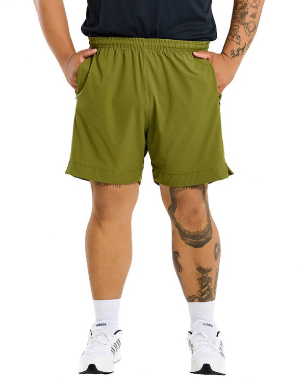 Short Sport Masculino Basic Cut Verde Musgo Knulu