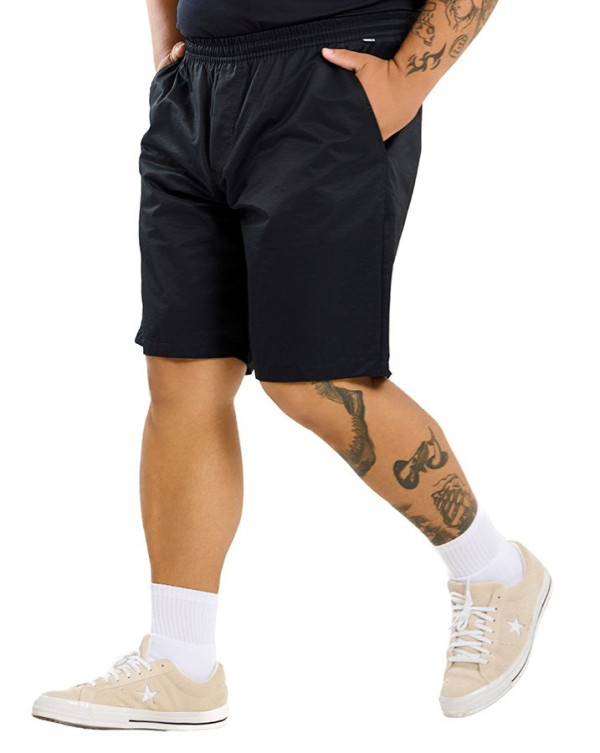 Bermuda Casual Masculina Essence Preto Knulu
