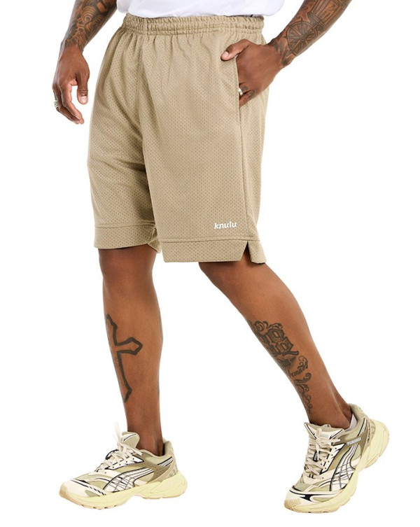 Bermuda Basquete Dry-Fit Essentials Caqui Knulu