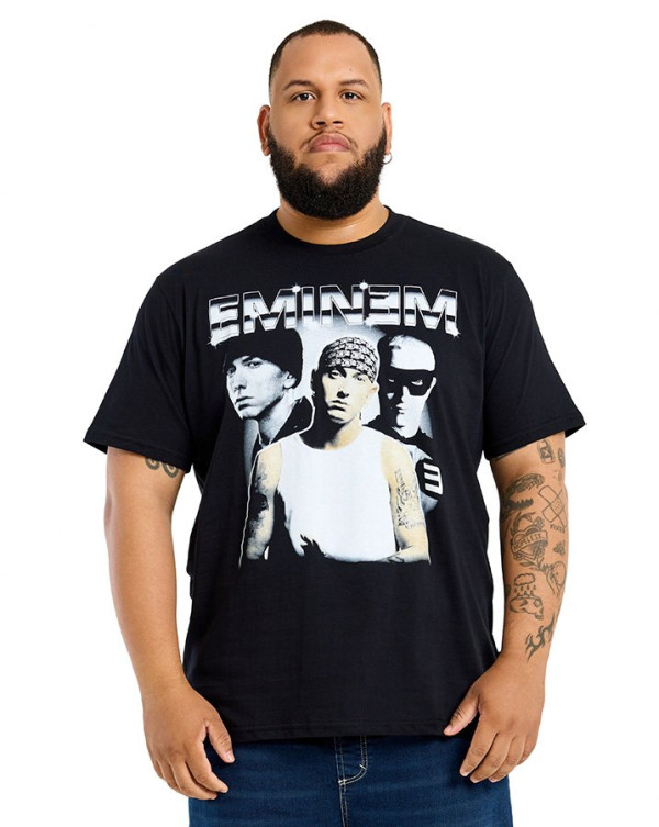 Camiseta Classic Eminem Preto Knulu