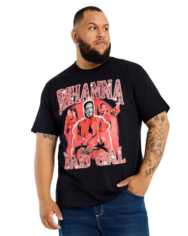 Camiseta Classic Rihanna Preto Knulu