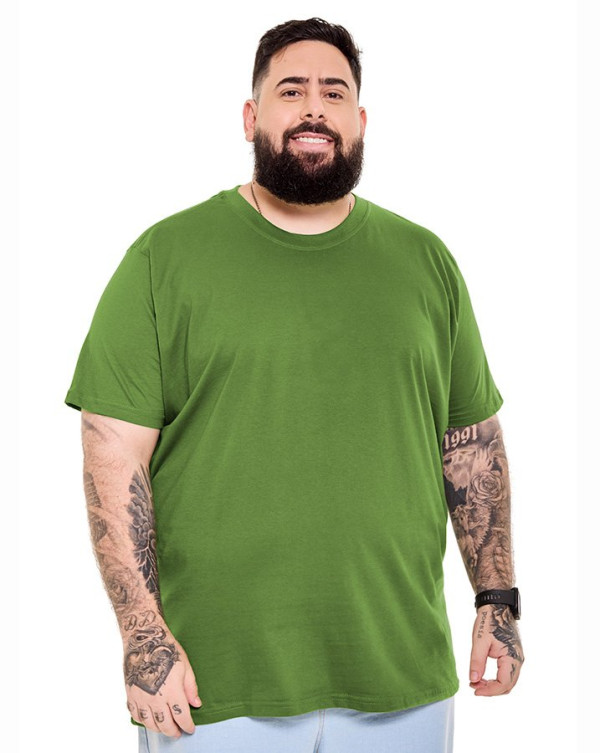 Camiseta Classic Basic Verde Pistache Knulu