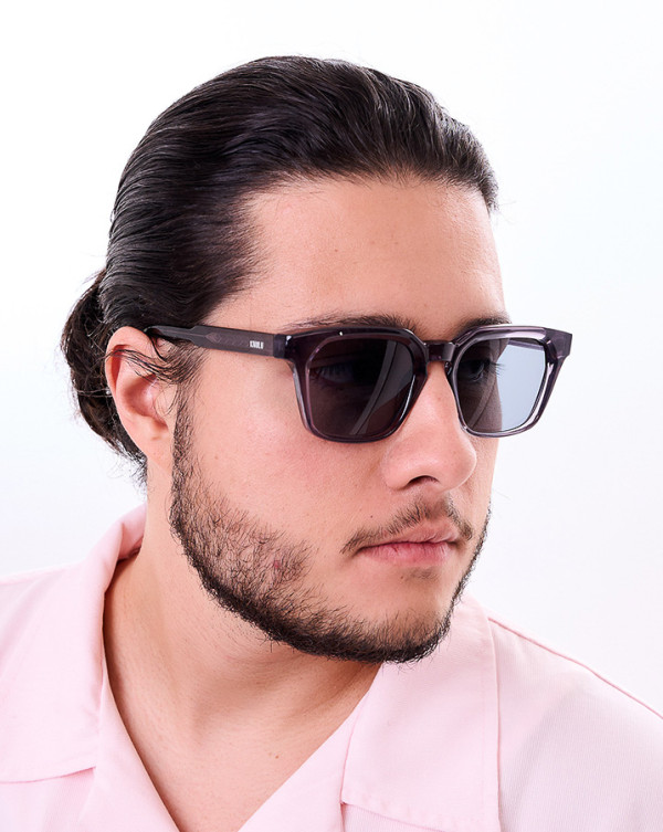 Óculos De Sol Retro Quadrado Azul Knulu