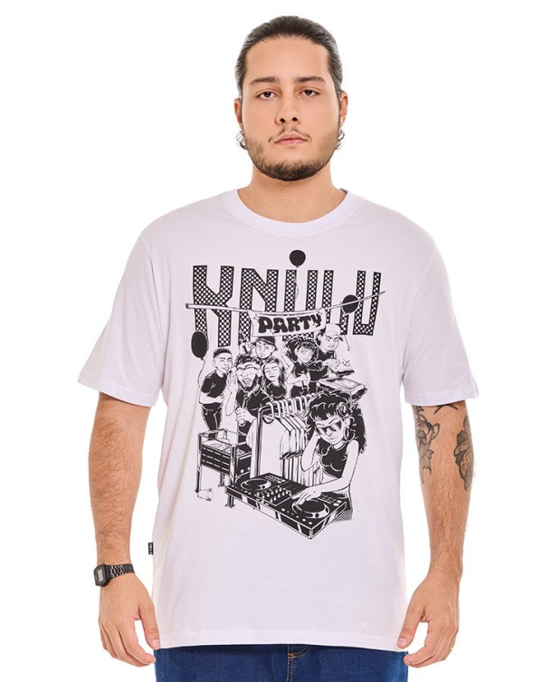 Camiseta Classic Party Branco Knulu