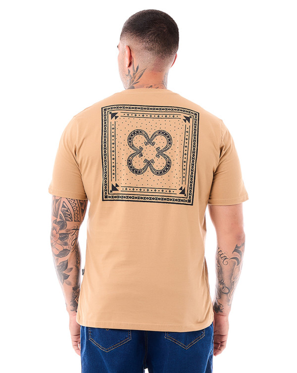Camiseta Classic Bandana Bege Knulu