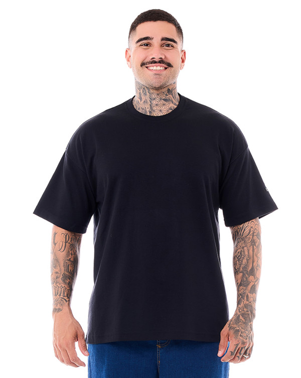 Camiseta Oversized Soft Preto Knulu