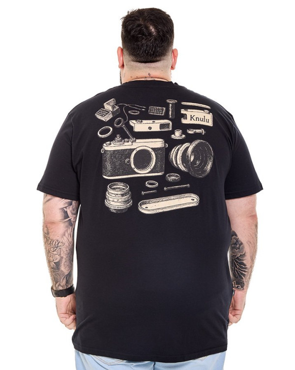 Camiseta Classic Camera Explosion Preto Knulu
