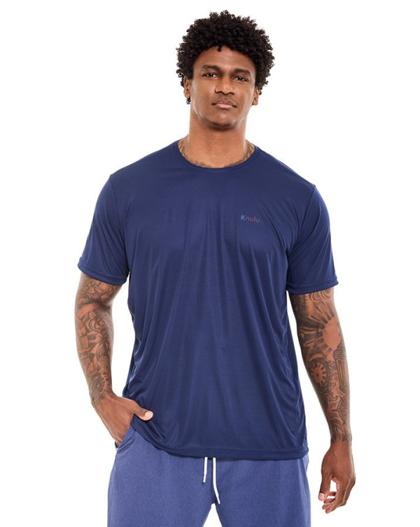 Camiseta Dry-Fit Sport Marinho Knulu