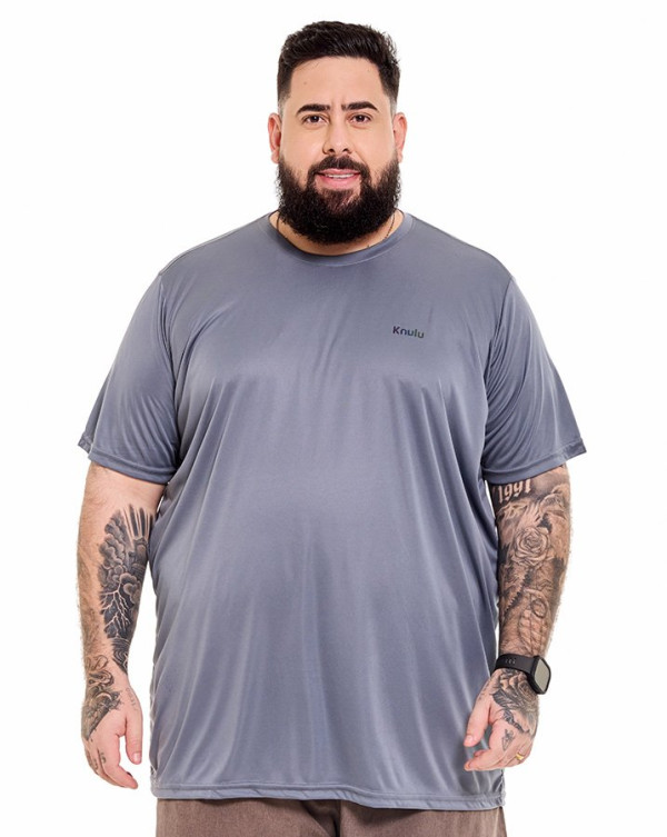 Camiseta Dry-Fit Sport Cinza Knulu