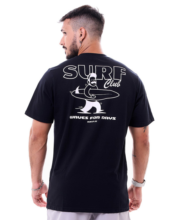 Camiseta Classic Surf Club Preto Knulu
