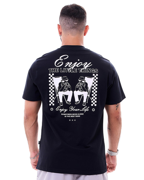 Camiseta Classic Enjoy Preto Knulu