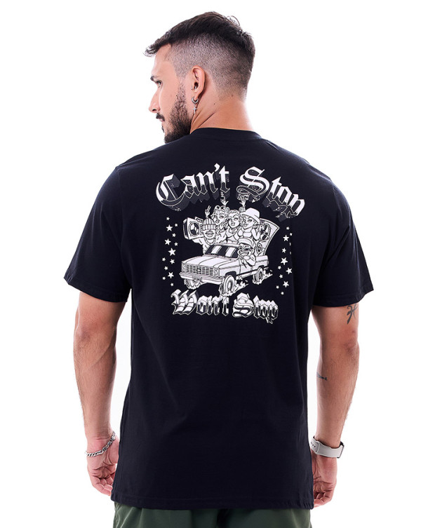 Camiseta Classic Party Car Preto Knulu