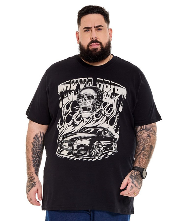 Camiseta Classic Tokyo Drift Preto Knulu