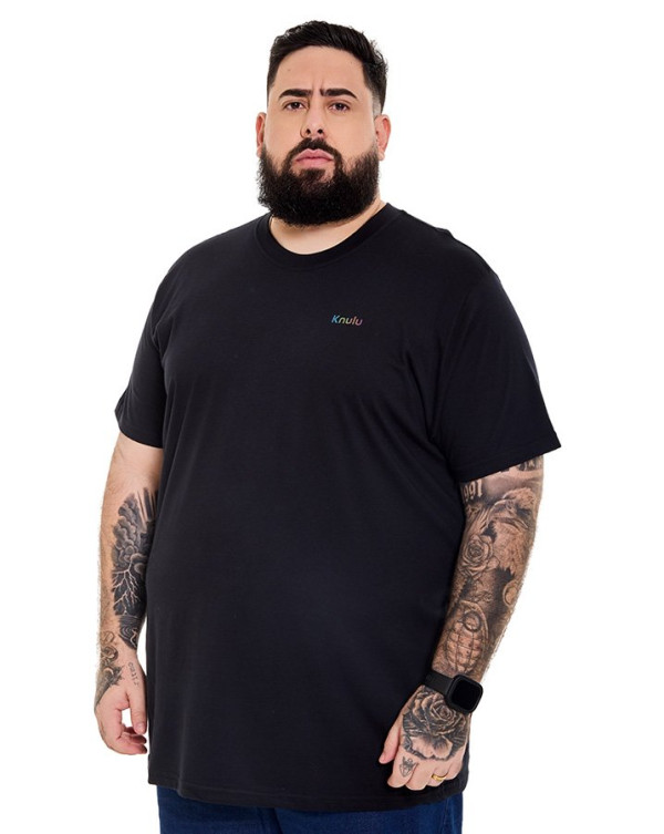 Camiseta Classic Reflective Logo Preto Knulu