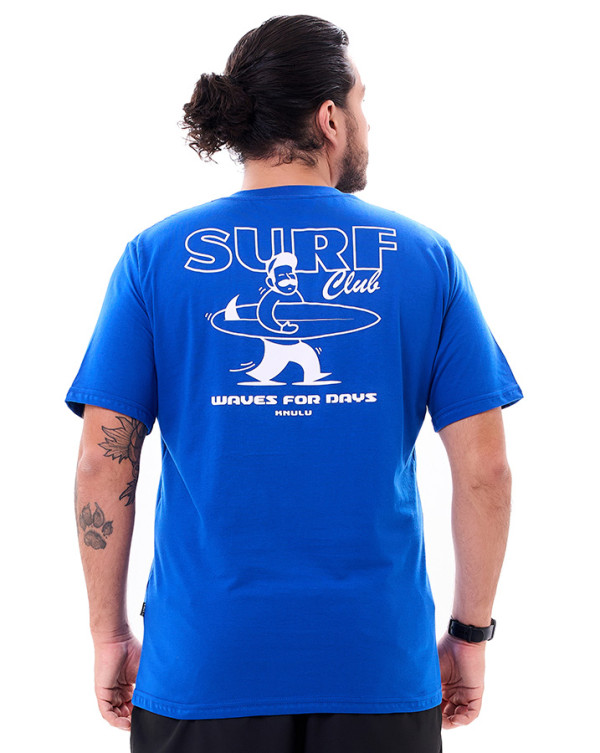 Camiseta Classic Surf Club Azul Royal Knulu