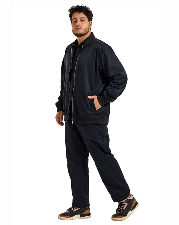 CALÇA CHINO MASCULINA HÍBRIDA COMFY TECH UV50+ RESPIRABILIDADE E DISPENSA PASSAR PRETO KNULU