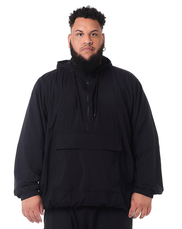 Jaqueta Corta-Vento Tactical Vira Pochete Preto Knulu