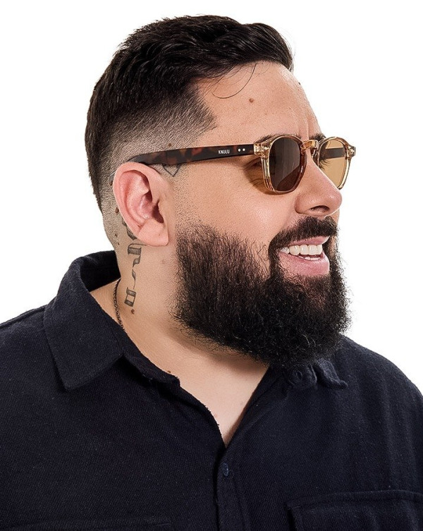 Óculos De Sol Geometrico Tortoise View Knulu