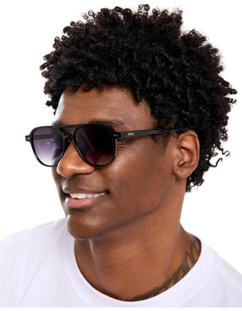 Óculos De Sol Retrô Aviador Preto Knulu