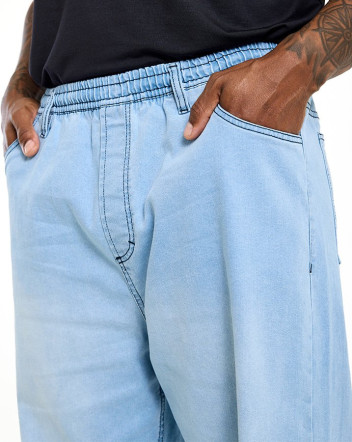 Calça Jeans Masculina Fade Blue Azul Knulu