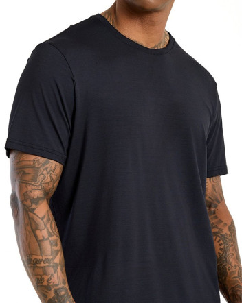 Camiseta Tech Modal Basic Preto Knulu