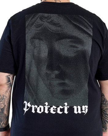 Camiseta Classic Algodão Premium Protect US Preto Knulu